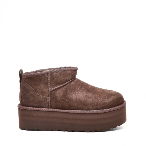 Stivaletto Ugg PLATFORM in camoscio marrone