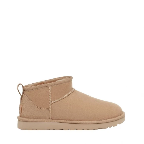 Stivaletto Ugg CLASSIC ULTRA MINI in camoscio beige