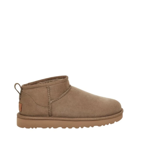 Stivaletto Ugg CLASSIC ULTRA MINI in camoscio color antilope