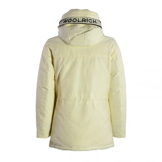 Parka Woolrich 0866 in tessuto Ramar bianco