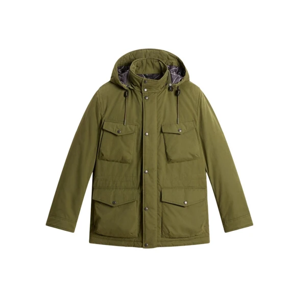 Parka Woolrich 0944 in tessuto verde - Taglia XXL - Woolrich