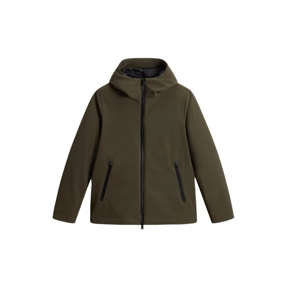 Piumino Woolrich 1047 in tessuto tech verde - Taglia S - Woolrich