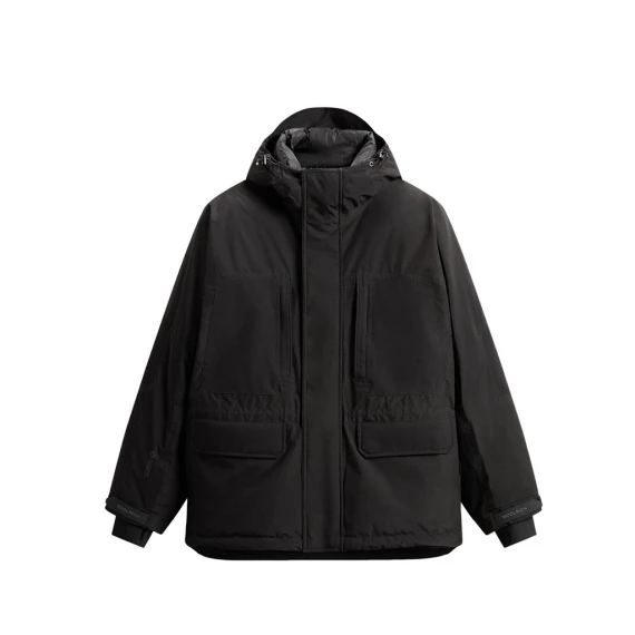 Parka Woolrich 0972 in tessuto gore-tex nero - Taglia M - Woolrich