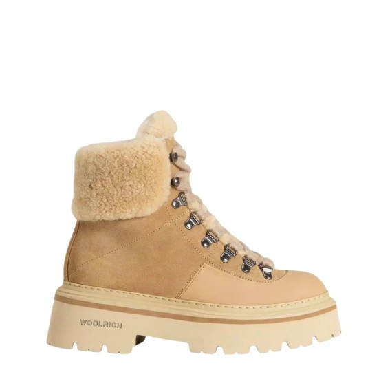 Anfibio Woolrich 242 564  in camoscio beige - Taglia 37 - Woolrich