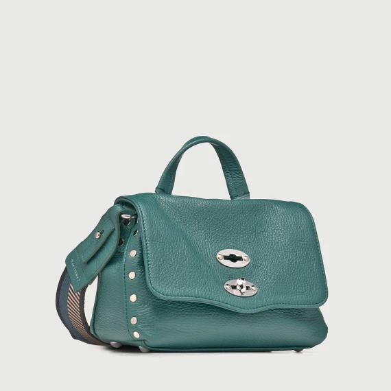Borsa Zanellato POSTINA DAILY GIORNO S  in pelle verde