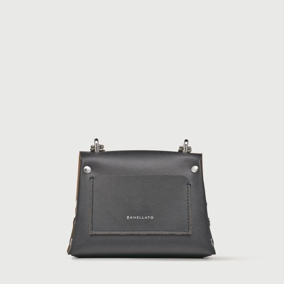 Postina Zanellato AMAR SUPERBABY in pelle nero