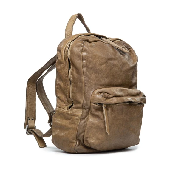 zaino ATTILIO in pelle marrone