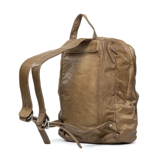 zaino ATTILIO in pelle marrone