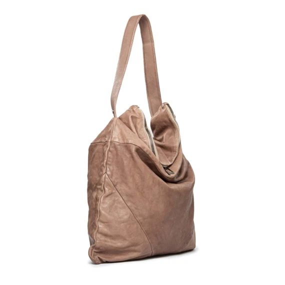 shopper VIOLANTE in pelle grigia