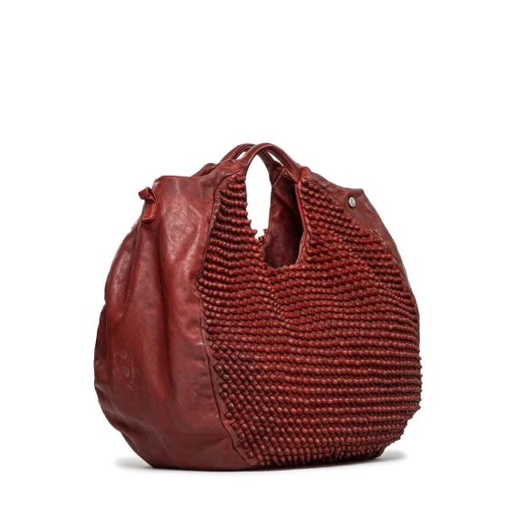 shopper SUSANNA in pelle mattone