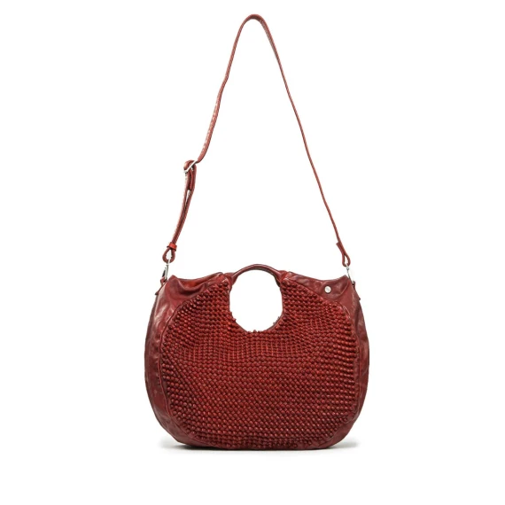 shopper SUSANNA in pelle mattone