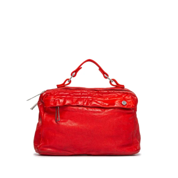 bauletto SCILLA in pelle rossa