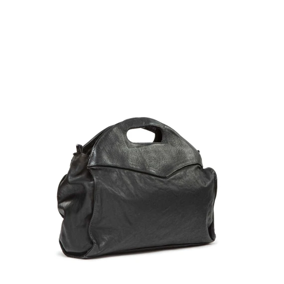 shopper GISELLA in pelle nera