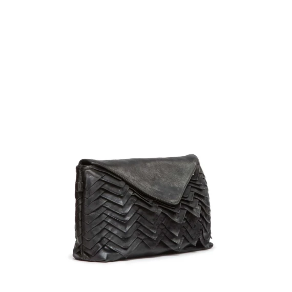 tracolla VIVIENNE MANIS in pelle nera