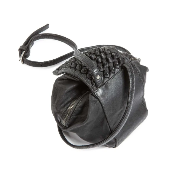 tracolla BICE NODI in pelle nera