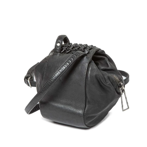 tracolla BICE NODI in pelle nera