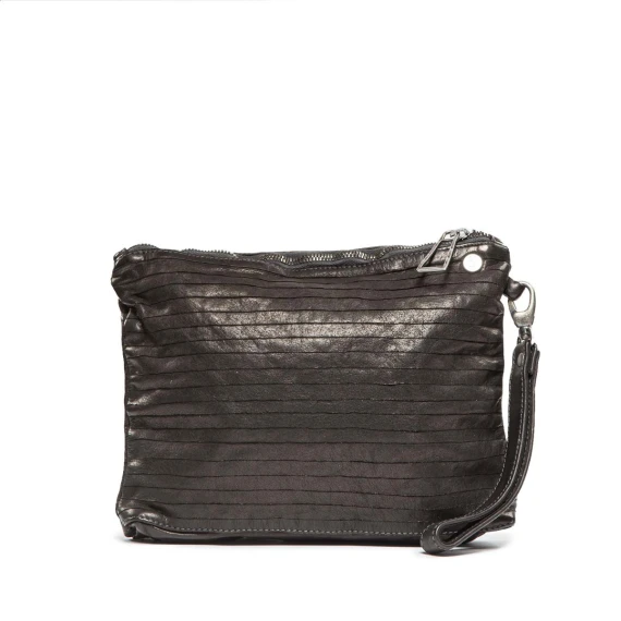 clutch GEA ARPA in pelle nera