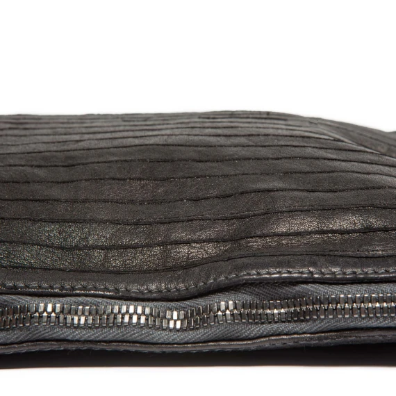 clutch GEA ARPA in pelle nera