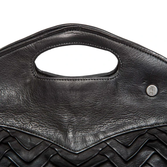 shopper GISELLA MANIS in pelle nera