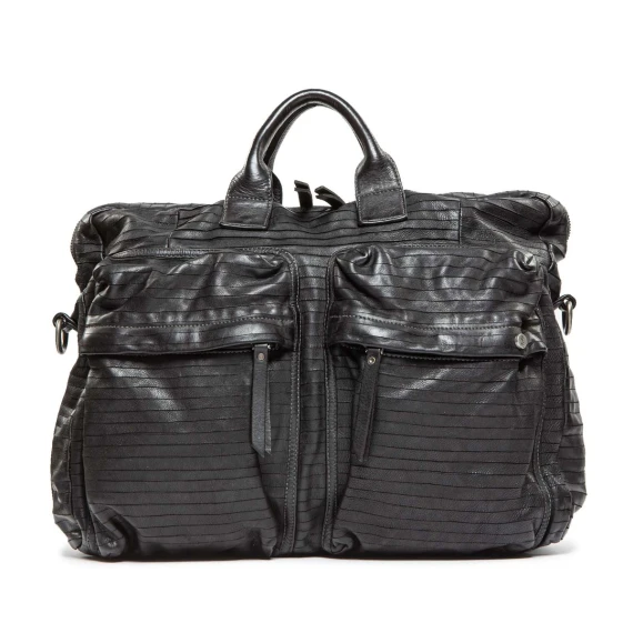 cartella MORFEO ARPA in pelle nera