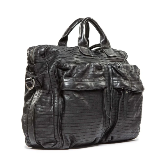 cartella MORFEO ARPA in pelle nera