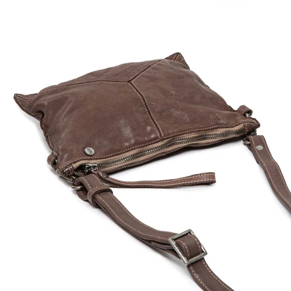 tracolla TRILLY in pelle dark taupe