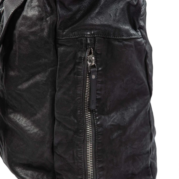 zaino TIZIANO in pelle nera