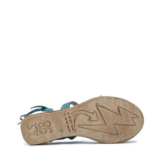 AS98 sandalo LAGOS in pelle smeraldo