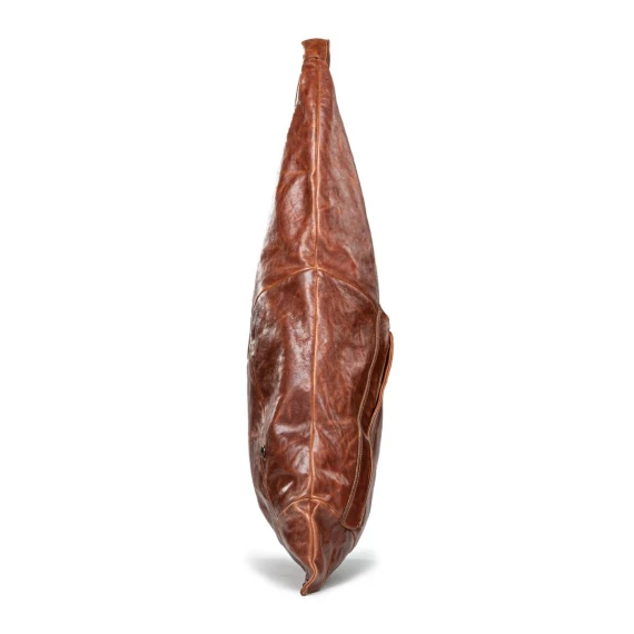 monospalla in pelle cuoio