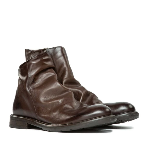 biker ROGER in pelle marrone