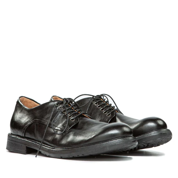 Stringate in pelle nera ROGER a.s.98