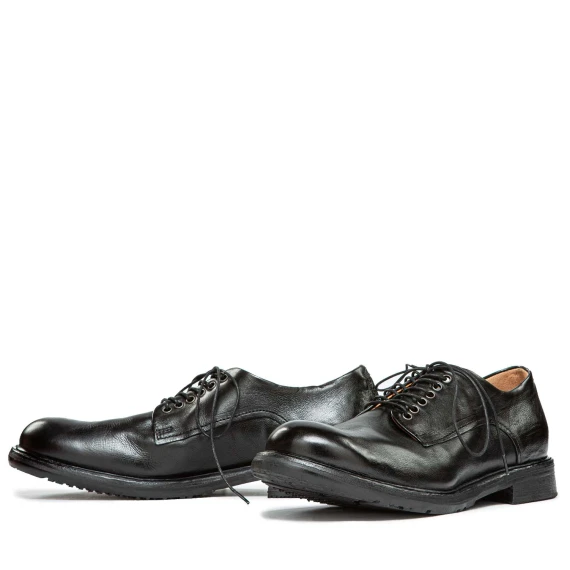 Stringate in pelle nera ROGER a.s.98