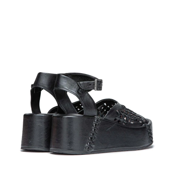 zeppe MANOLA in pelle nera