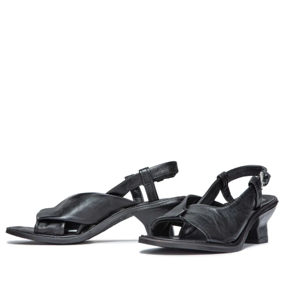 sandali BREAK in pelle nera