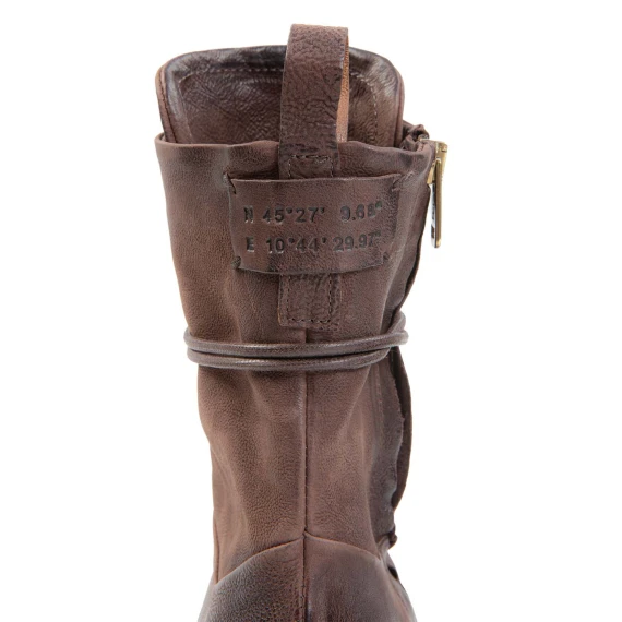 anfibi EASY in pelle ebano