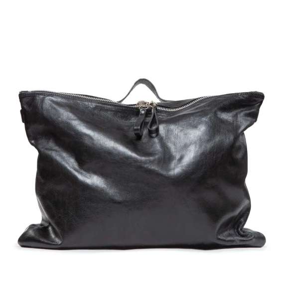 cartella FIRM in pelle nera