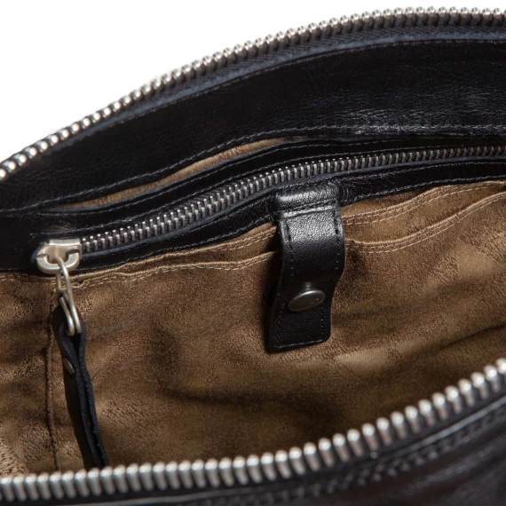 cartella FIRM in pelle nera