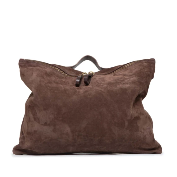 cartella FIRM in camoscio ebano