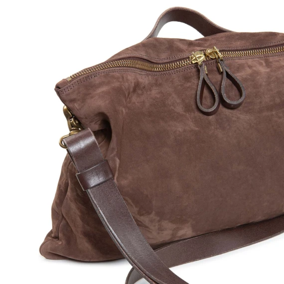 cartella FIRM in camoscio ebano