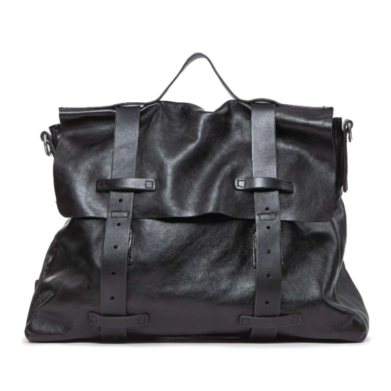 cartella SEBASTIAN in pelle nera