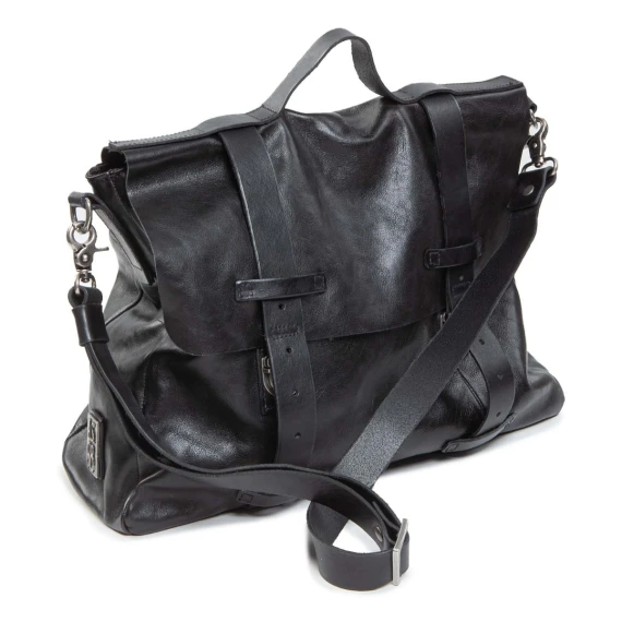 cartella SEBASTIAN in pelle nera