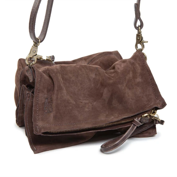 clutch MARGARET in camoscio ebano