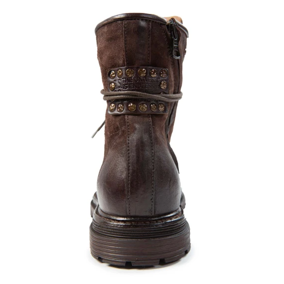 anfibi STATIC in pelle ebano