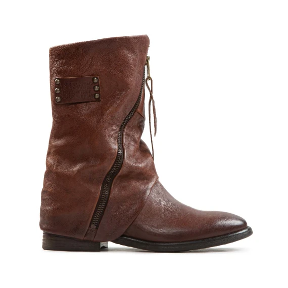 biker vestito in pelle calvados