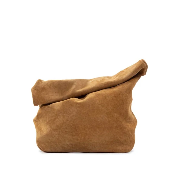 clutch chiusura calamita in camoscio cuoio