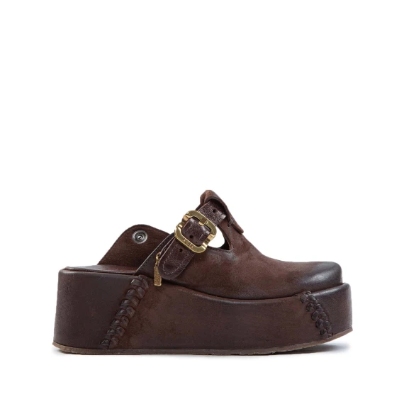 sabot zeppe MANOLA ebano