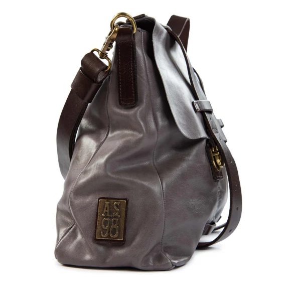 cartella SEBASTIAN in pelle grigia