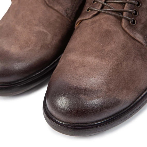 ROGER lace-up shoes in ebony leather