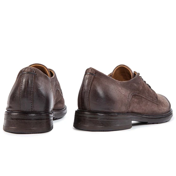 ROGER lace-up shoes in ebony leather