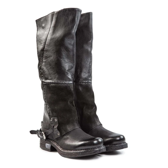 POWER boots in black leather